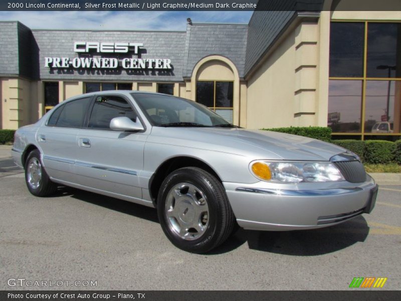 Silver Frost Metallic / Light Graphite/Medium Dark Graphite 2000 Lincoln Continental