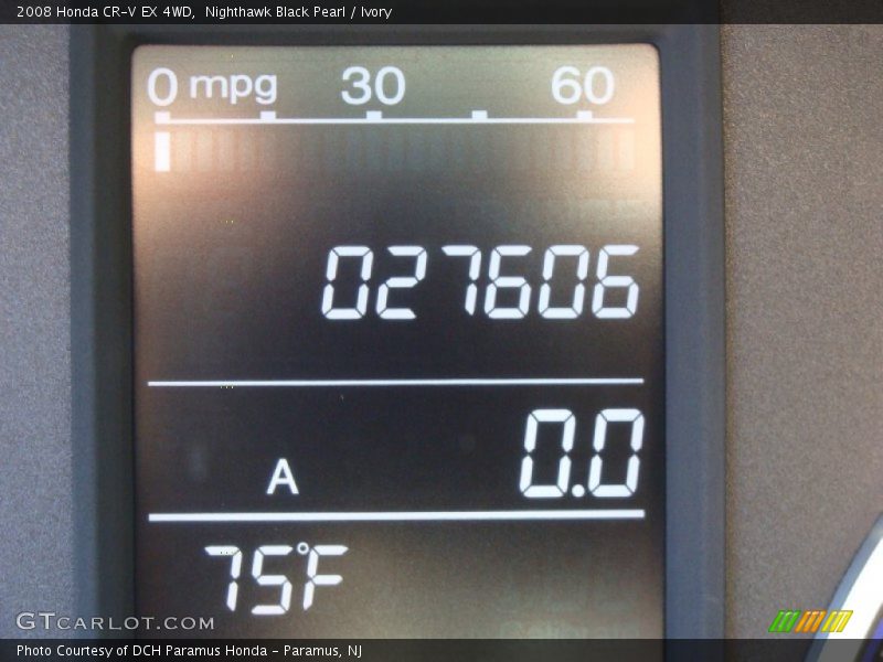Nighthawk Black Pearl / Ivory 2008 Honda CR-V EX 4WD