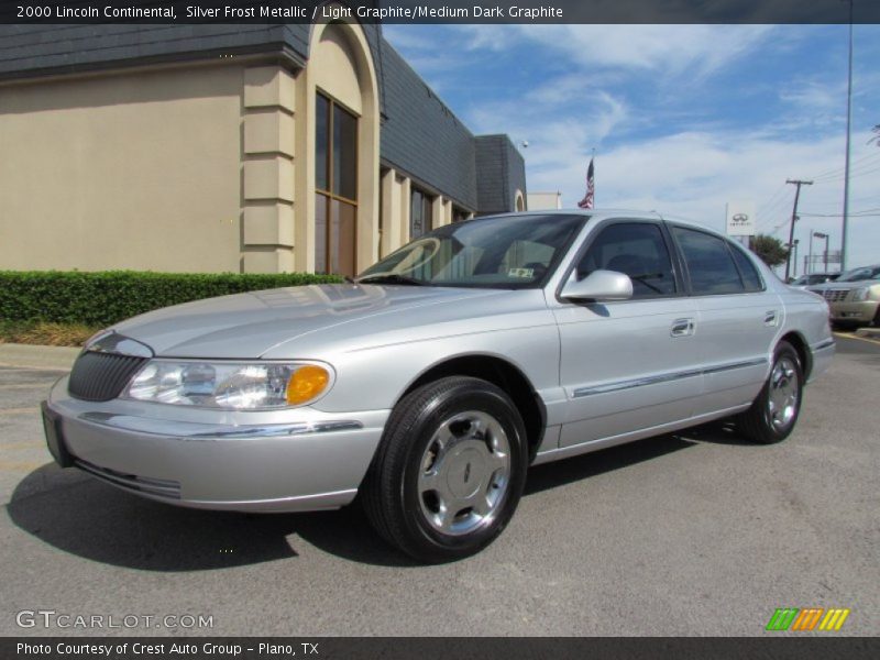 Silver Frost Metallic / Light Graphite/Medium Dark Graphite 2000 Lincoln Continental