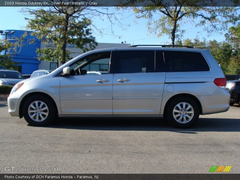 Silver Pearl Metallic / Gray 2009 Honda Odyssey EX