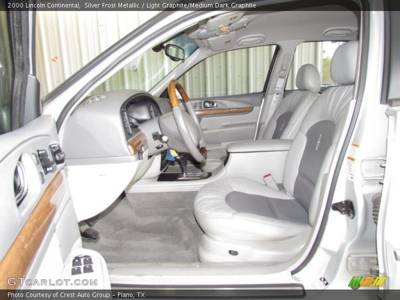 Silver Frost Metallic / Light Graphite/Medium Dark Graphite 2000 Lincoln Continental