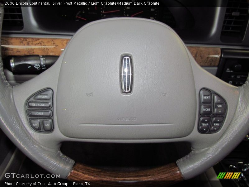 Silver Frost Metallic / Light Graphite/Medium Dark Graphite 2000 Lincoln Continental