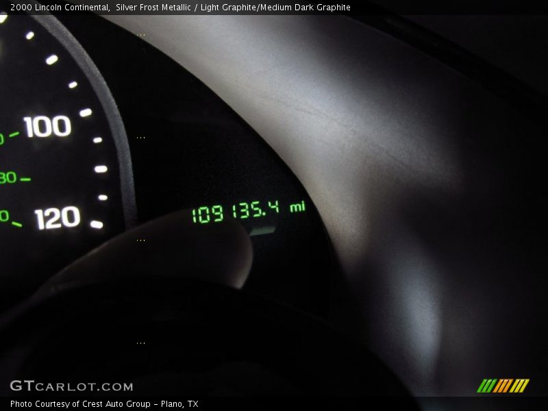 Silver Frost Metallic / Light Graphite/Medium Dark Graphite 2000 Lincoln Continental