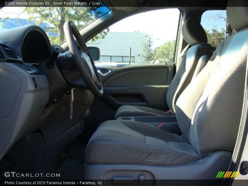 Silver Pearl Metallic / Gray 2009 Honda Odyssey EX