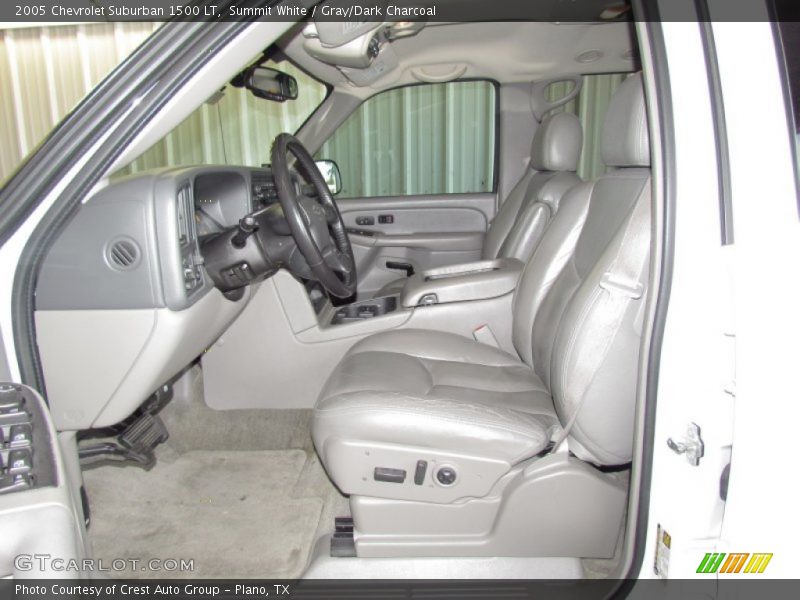 Summit White / Gray/Dark Charcoal 2005 Chevrolet Suburban 1500 LT