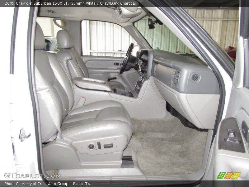 Summit White / Gray/Dark Charcoal 2005 Chevrolet Suburban 1500 LT