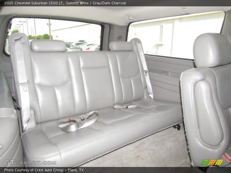 Summit White / Gray/Dark Charcoal 2005 Chevrolet Suburban 1500 LT