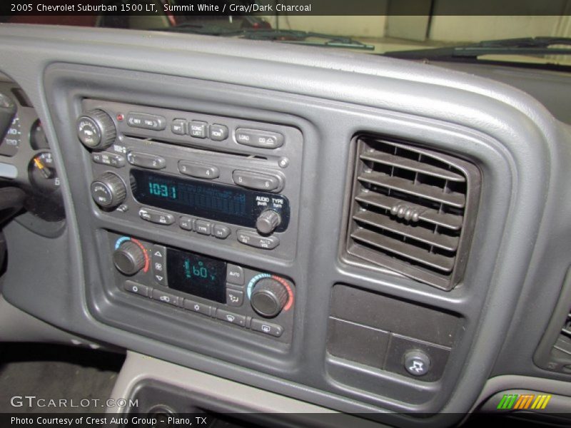 Summit White / Gray/Dark Charcoal 2005 Chevrolet Suburban 1500 LT