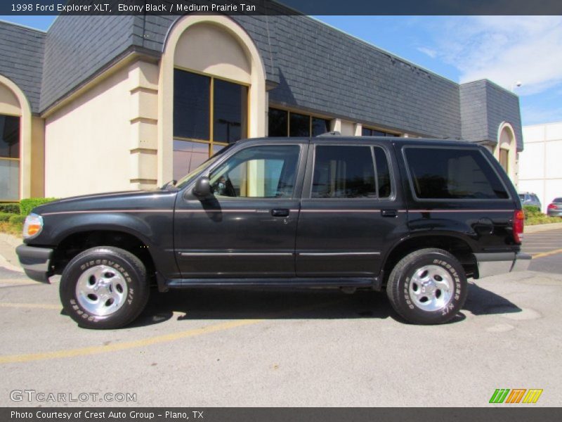 Ebony Black / Medium Prairie Tan 1998 Ford Explorer XLT