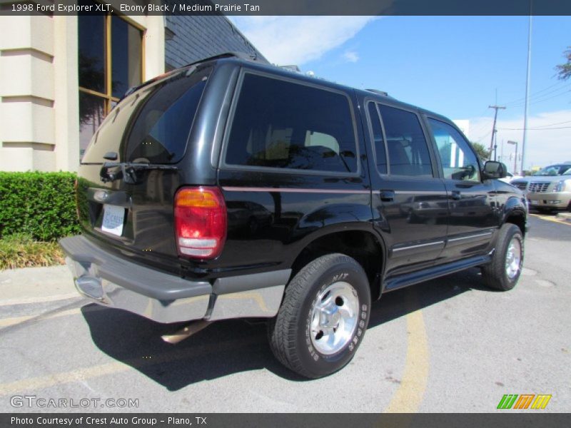 Ebony Black / Medium Prairie Tan 1998 Ford Explorer XLT