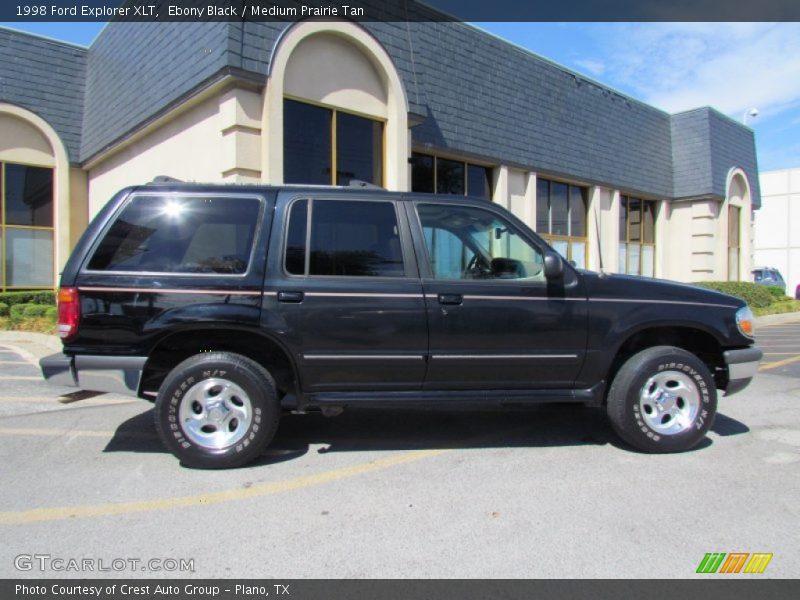 Ebony Black / Medium Prairie Tan 1998 Ford Explorer XLT
