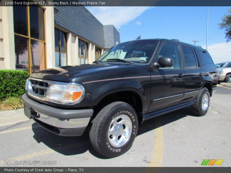 Ebony Black / Medium Prairie Tan 1998 Ford Explorer XLT