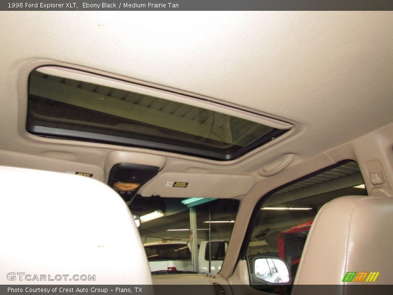 Ebony Black / Medium Prairie Tan 1998 Ford Explorer XLT