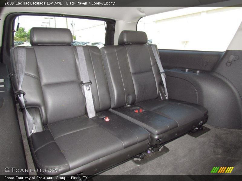 Black Raven / Ebony/Ebony 2009 Cadillac Escalade ESV AWD