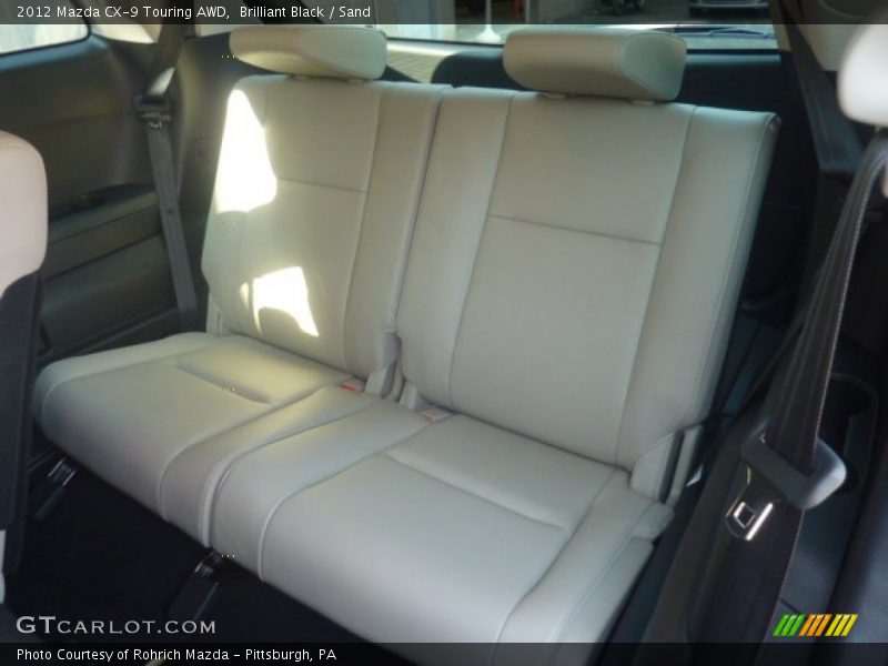 Brilliant Black / Sand 2012 Mazda CX-9 Touring AWD