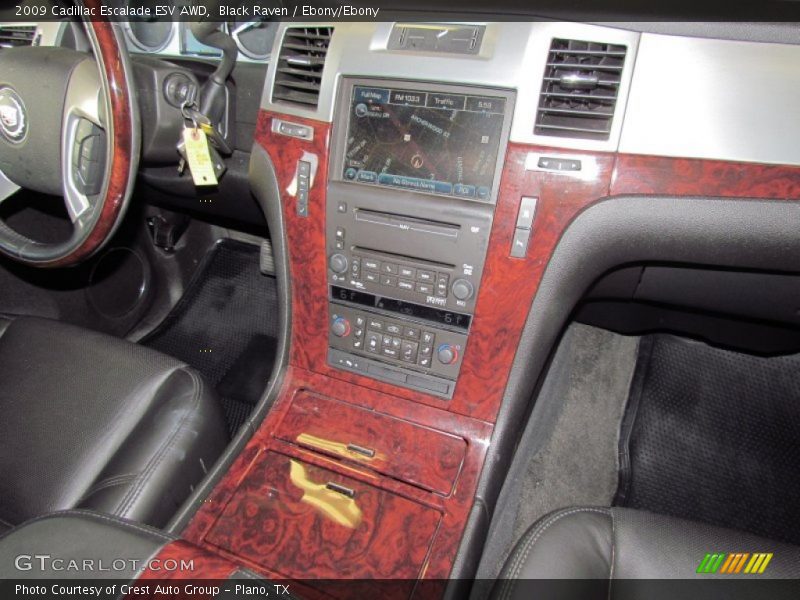 Black Raven / Ebony/Ebony 2009 Cadillac Escalade ESV AWD