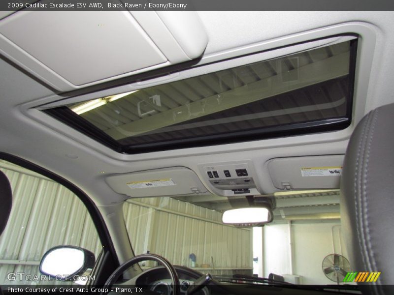 Black Raven / Ebony/Ebony 2009 Cadillac Escalade ESV AWD
