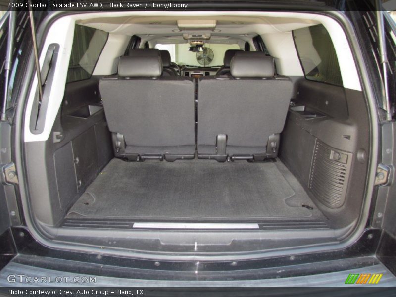 Black Raven / Ebony/Ebony 2009 Cadillac Escalade ESV AWD