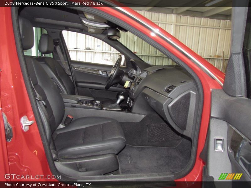 Mars Red / Black 2008 Mercedes-Benz C 350 Sport