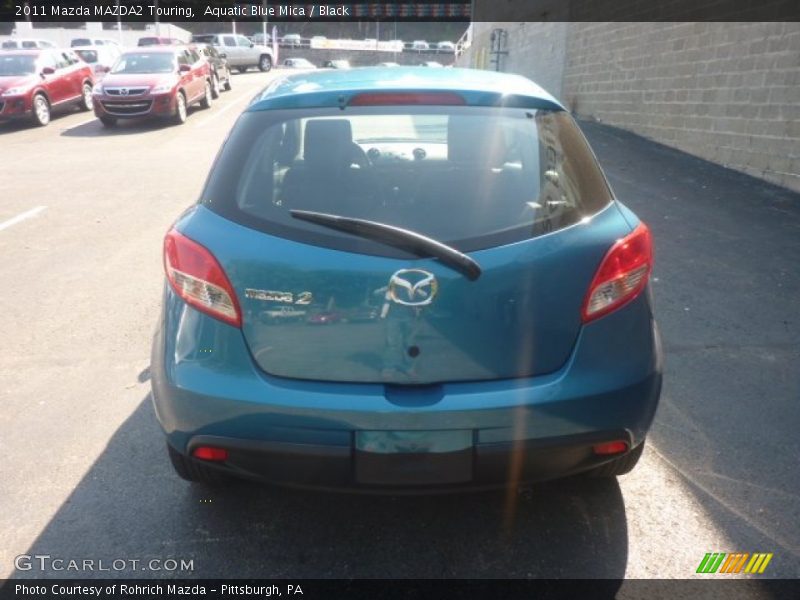 Aquatic Blue Mica / Black 2011 Mazda MAZDA2 Touring