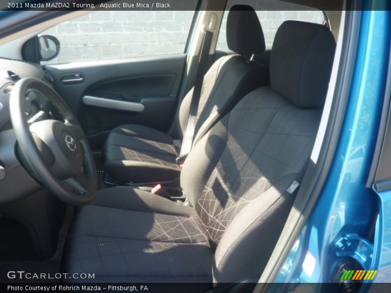 Aquatic Blue Mica / Black 2011 Mazda MAZDA2 Touring