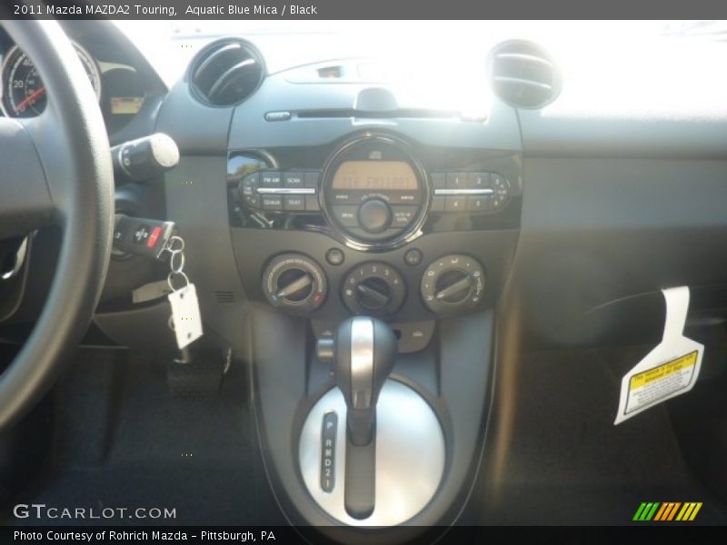 Aquatic Blue Mica / Black 2011 Mazda MAZDA2 Touring