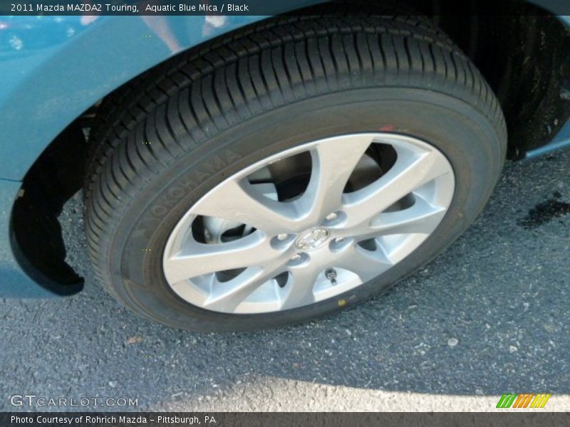 Aquatic Blue Mica / Black 2011 Mazda MAZDA2 Touring