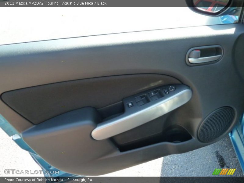 Aquatic Blue Mica / Black 2011 Mazda MAZDA2 Touring