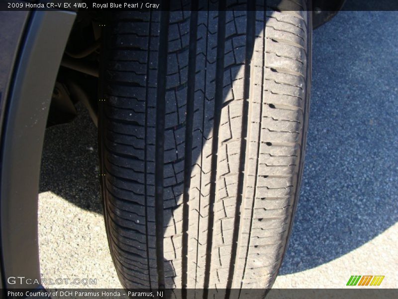Royal Blue Pearl / Gray 2009 Honda CR-V EX 4WD