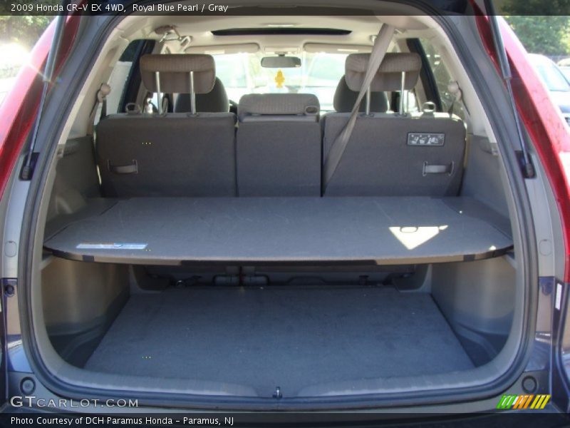 Royal Blue Pearl / Gray 2009 Honda CR-V EX 4WD