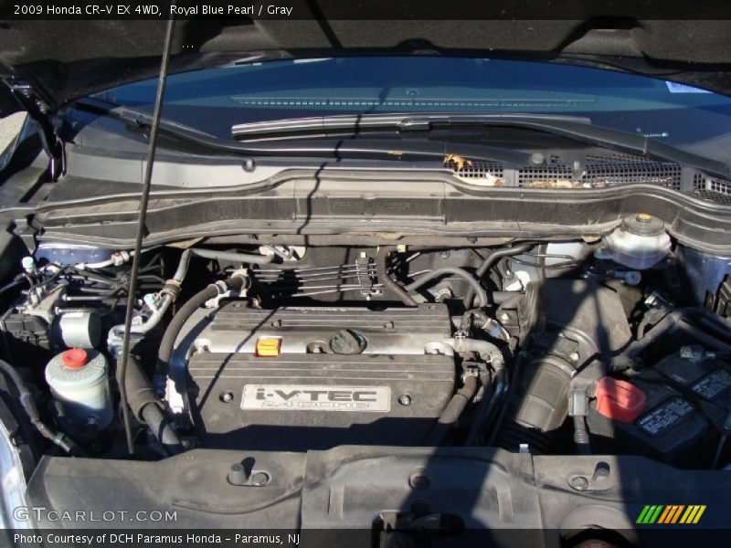 Royal Blue Pearl / Gray 2009 Honda CR-V EX 4WD
