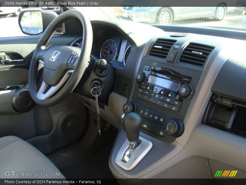 Royal Blue Pearl / Gray 2009 Honda CR-V EX 4WD