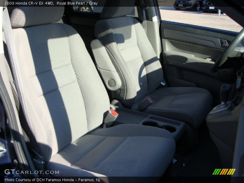 Royal Blue Pearl / Gray 2009 Honda CR-V EX 4WD
