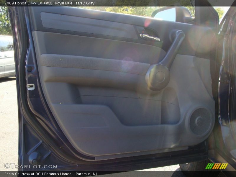 Royal Blue Pearl / Gray 2009 Honda CR-V EX 4WD