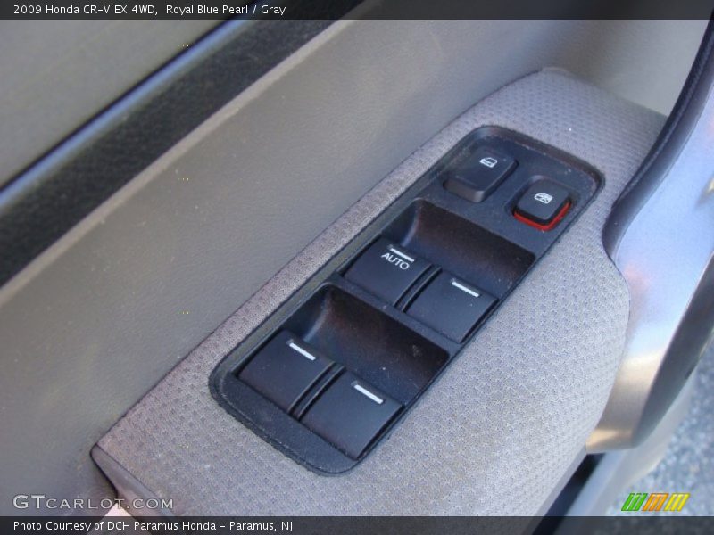 Royal Blue Pearl / Gray 2009 Honda CR-V EX 4WD