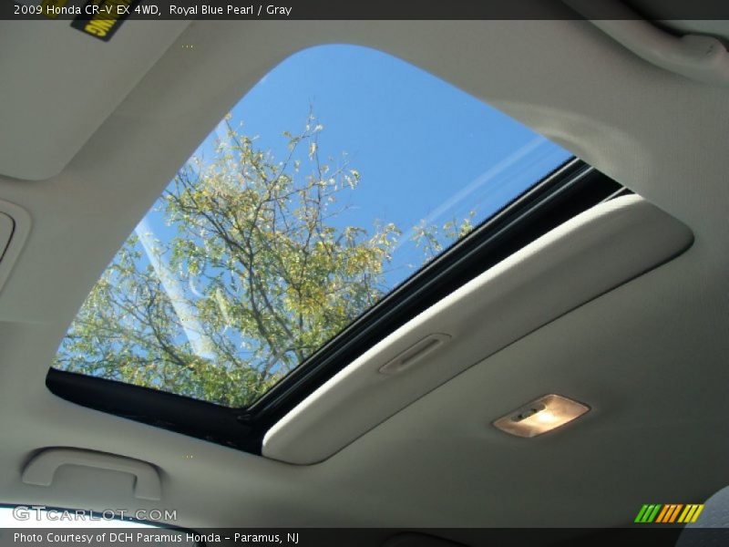 Royal Blue Pearl / Gray 2009 Honda CR-V EX 4WD