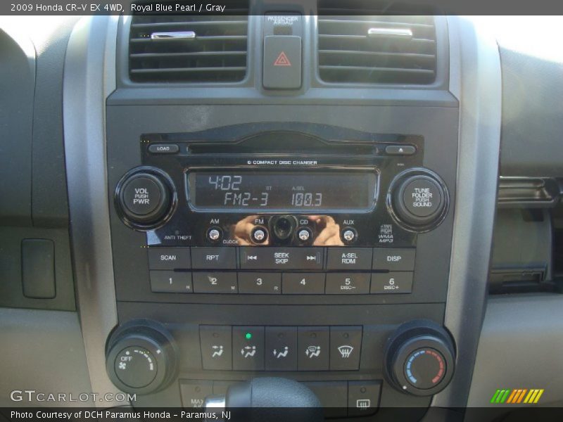 Royal Blue Pearl / Gray 2009 Honda CR-V EX 4WD