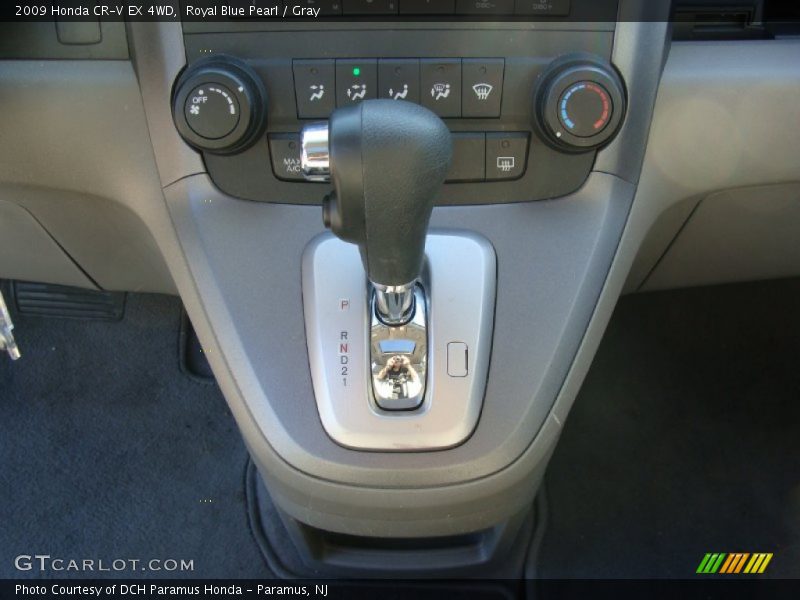 Royal Blue Pearl / Gray 2009 Honda CR-V EX 4WD