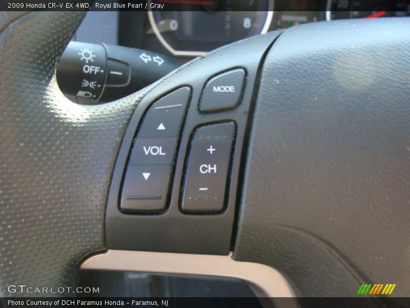 Royal Blue Pearl / Gray 2009 Honda CR-V EX 4WD