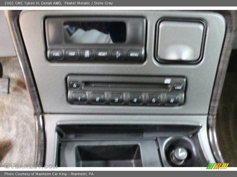 Pewter Metallic / Stone Gray 2002 GMC Yukon XL Denali AWD