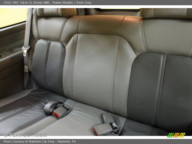 Pewter Metallic / Stone Gray 2002 GMC Yukon XL Denali AWD