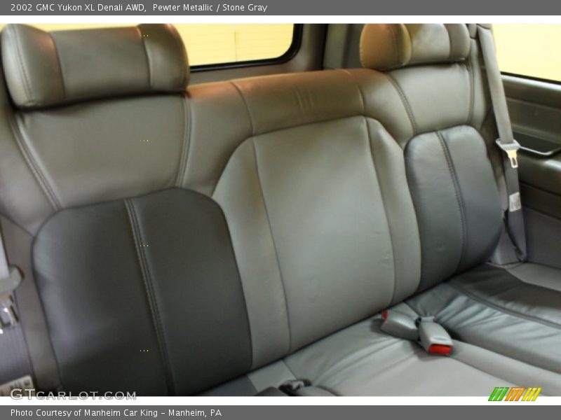 Pewter Metallic / Stone Gray 2002 GMC Yukon XL Denali AWD