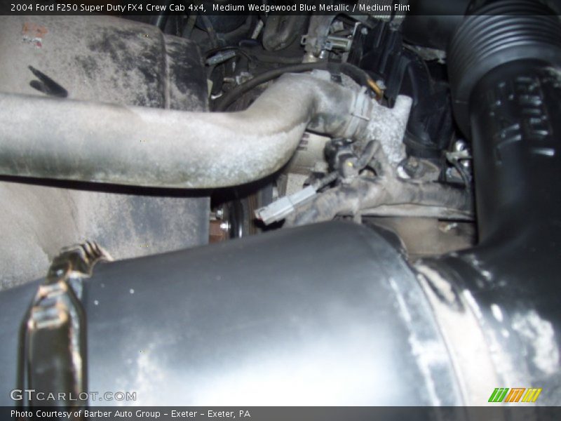Medium Wedgewood Blue Metallic / Medium Flint 2004 Ford F250 Super Duty FX4 Crew Cab 4x4