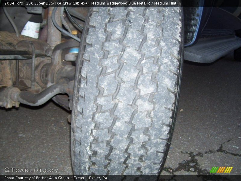 Medium Wedgewood Blue Metallic / Medium Flint 2004 Ford F250 Super Duty FX4 Crew Cab 4x4