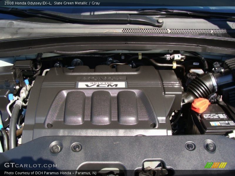 Slate Green Metallic / Gray 2008 Honda Odyssey EX-L
