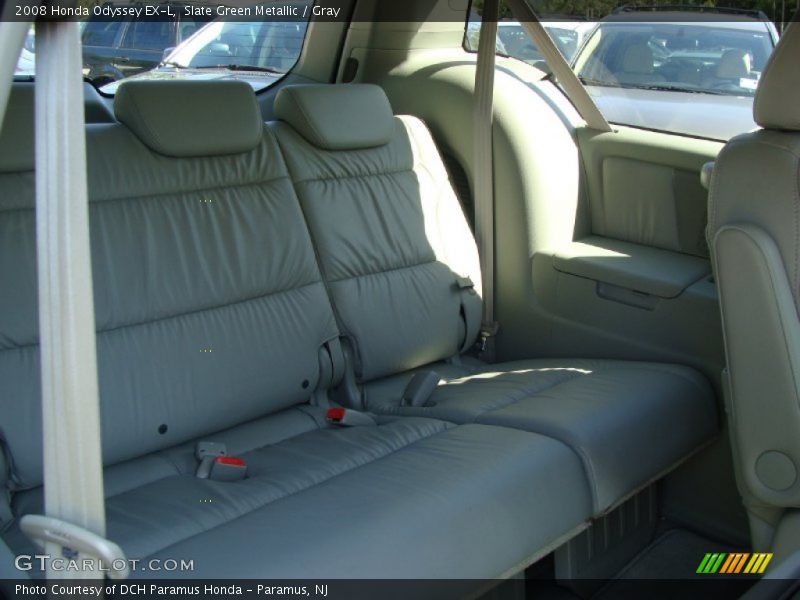 Slate Green Metallic / Gray 2008 Honda Odyssey EX-L