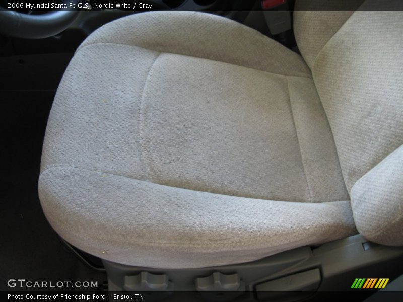 Nordic White / Gray 2006 Hyundai Santa Fe GLS