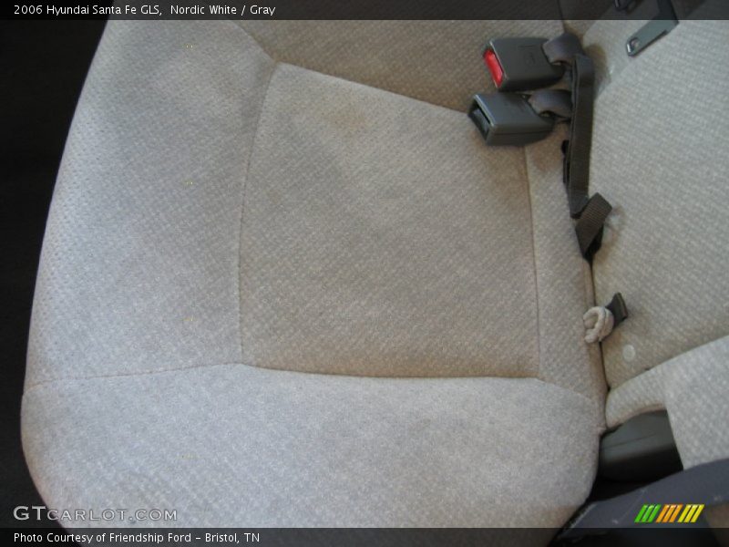 Nordic White / Gray 2006 Hyundai Santa Fe GLS