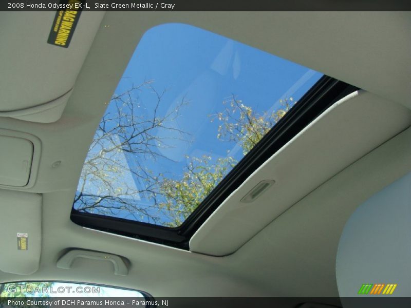 Slate Green Metallic / Gray 2008 Honda Odyssey EX-L