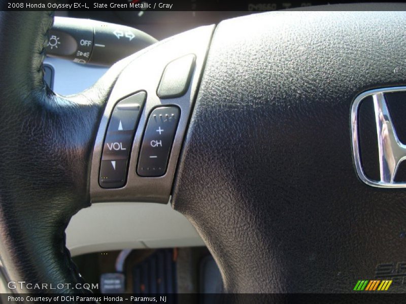 Slate Green Metallic / Gray 2008 Honda Odyssey EX-L
